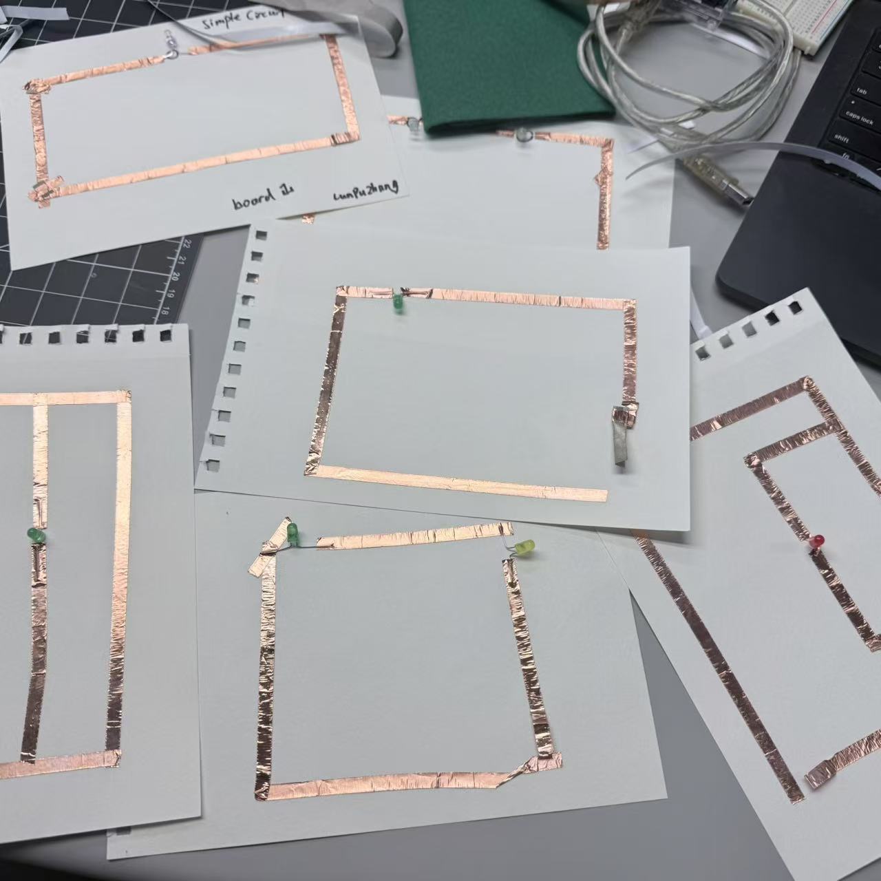 These are photos taken during the classroom process.