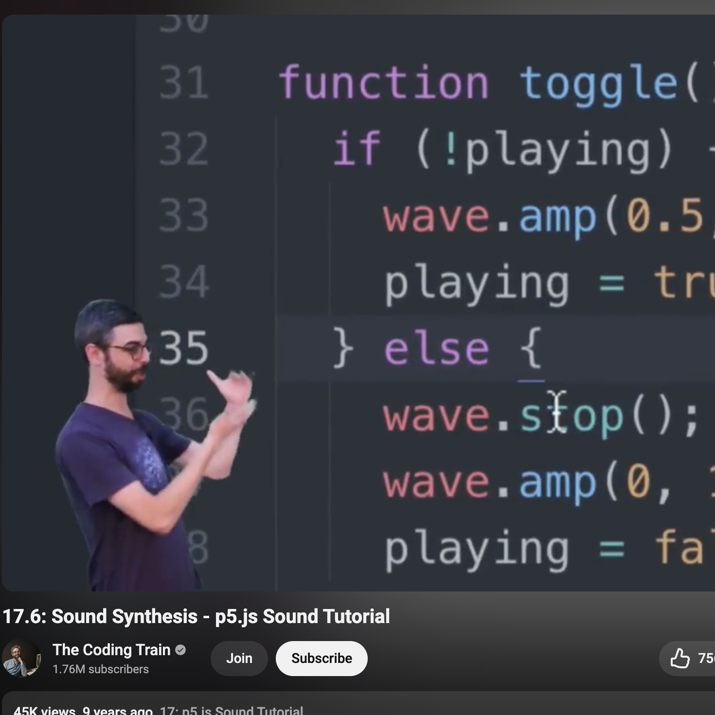This is my process of learning p5 code.