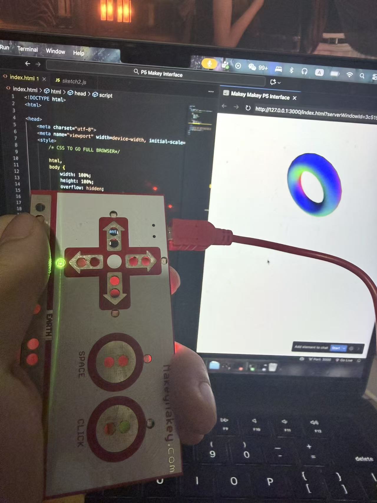 This is the process of me making the prototype of activity one.