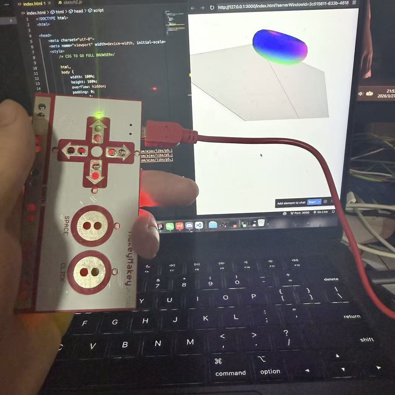 This is the process of me making the prototype of activity one.