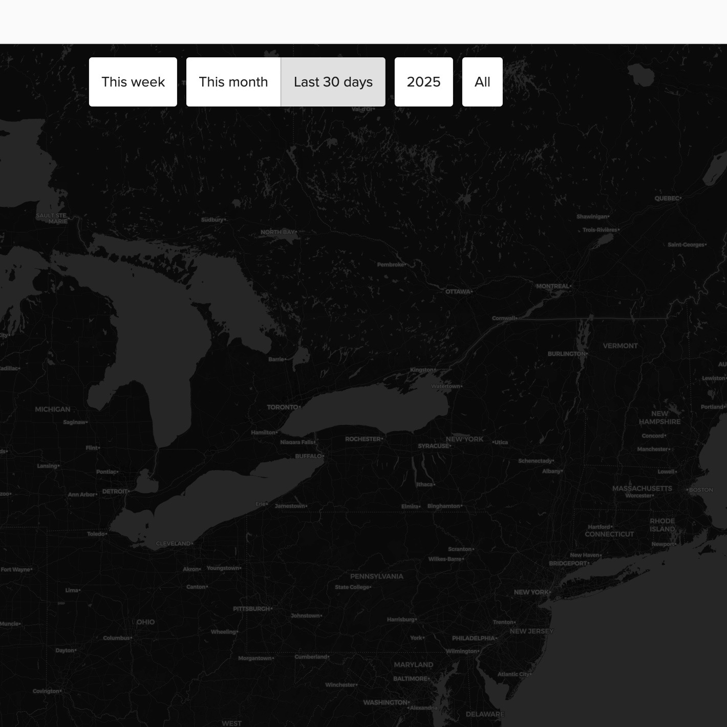 My process of exploring the website.